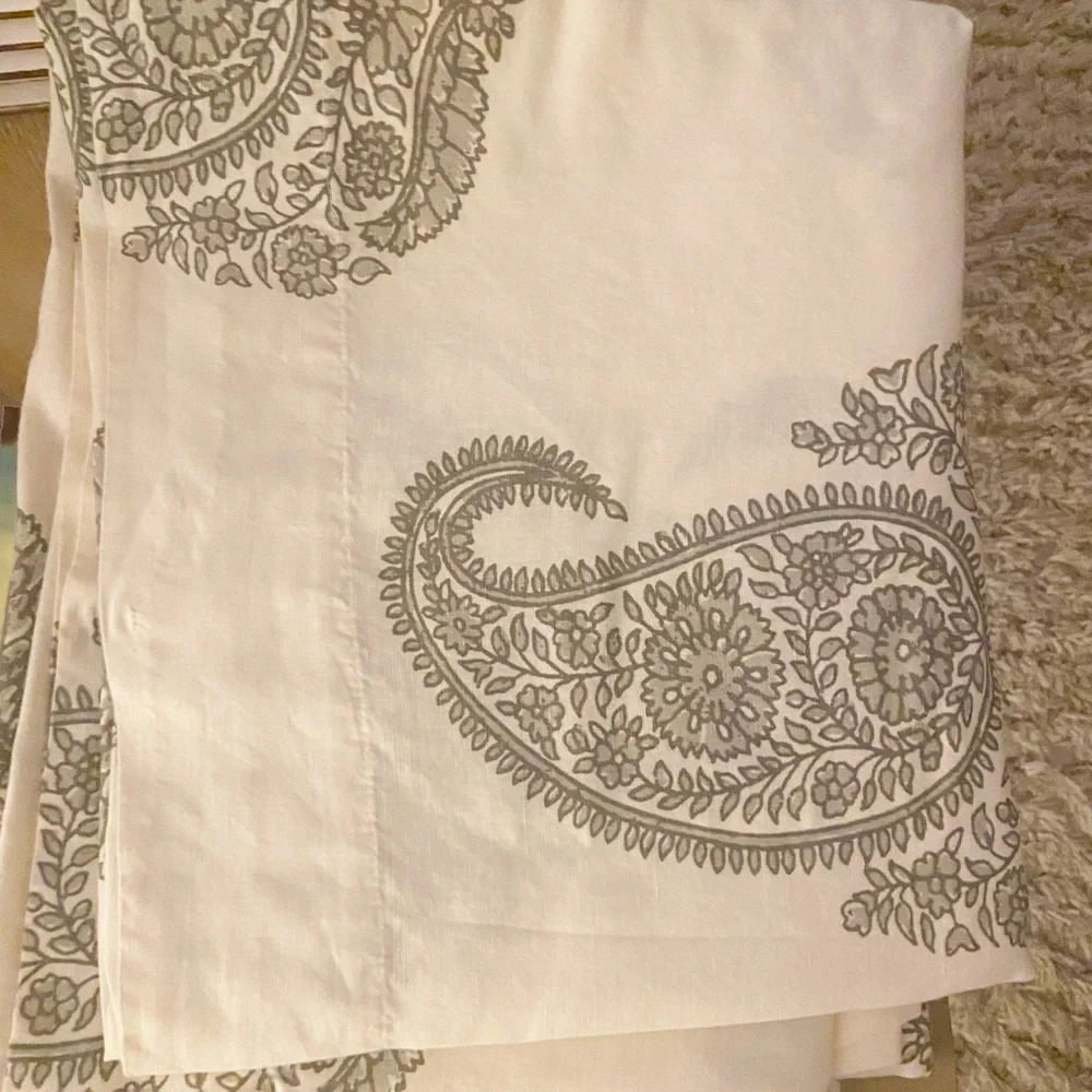 Pottery Barn Rayna Paisley Drapes